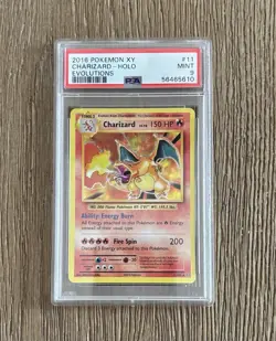Pokemon Evolutions XY Charizard Holo Rare Card 11/108 PSA 9 - Image 1