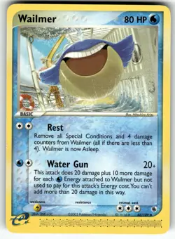 Wailmer 48/109 Ruby and Sapphire LP Pokemon Card TCG - Image 1