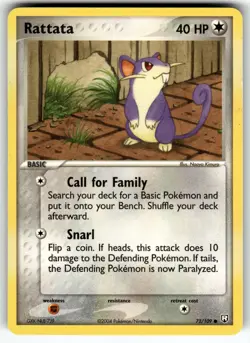 Rattata - 072/109 72/109 Team Rocket Returns LP Pokemon Card TCG - Image 1
