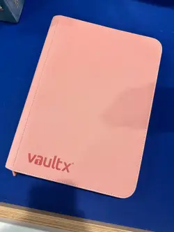 Vault X Just Pink 9-Pocket Exo-Tec Zip Binder - 360 Cards - Used - Image 1