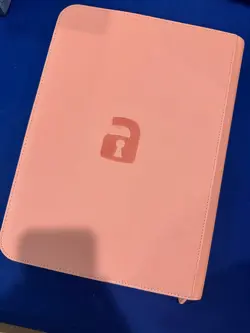 Vault X Just Pink 9-Pocket Exo-Tec Zip Binder - 360 Cards - Used - Image 2