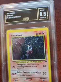 Houndour Neo Discovery Holo Pokemon Card Base WOTC PSA BGS GMA 8.5 NM - Mint - Image 4