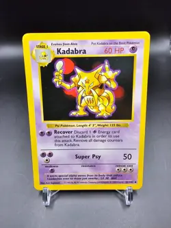 LP - Kadabra - 32/102 - Shadowless - Base Set - Pokemon Card - Image 1