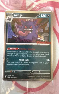 Pokemon TCG Gengar 050/088 Stamped GameStop Promo Card Perfect Order (Sealed) - Image 1