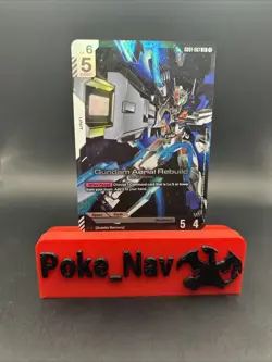 Gundam Card Game Newtype Rising Gundam Aerial Rebuild GD01-067 LR - Image 1