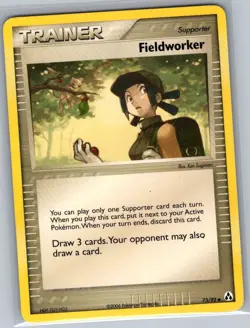 Fieldworker 73/92 Non Holo Legend Maker - Pokemon Card - NM - Image 1