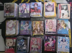 Mix Cards Lot of 500+ Yu-gi-oh, Weiss, Digimon, Love Live, Few Rares (See Pics) - Image 1