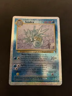 Pokemon Card Legendary Collection Seadra Reverse Holo 63/110 LP - Image 1