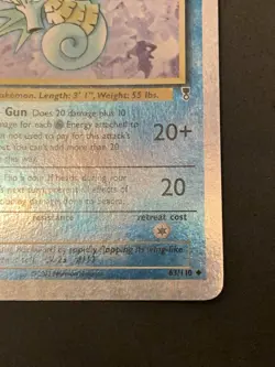 Pokemon Card Legendary Collection Seadra Reverse Holo 63/110 LP - Image 5