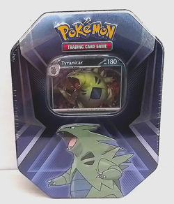 Pokemon Tyranitar Triple Whammy Collector Tin (3 Card Packs) NEW FACTORY SEALED! - Image 1
