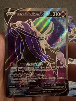 Pokemon Calyrex V & VMAX Card Lot - Ice Rider, Shadow Rider, s8b, Holo, 4 Cards - Image 4