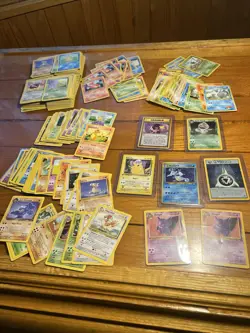 pokemon huge wotc card lot “DAMAGED/HEAVILY PLAYED” - Image 1