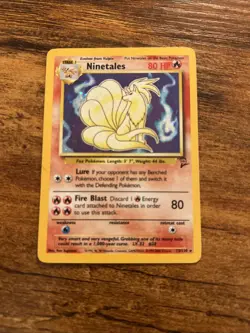 Pokemon TCG Ninetales Base Set 2 Holo Unlimited Rare Card 13/130 - Image 1