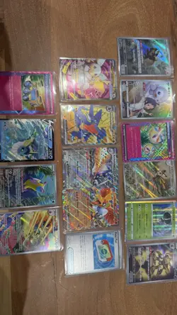 Pokemon Card Bulk Lot 50 HOLO/REVERSE HOLO ONLY, GUARANTEED V/EX/UR with 2+ lots - Image 1