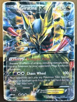 Pokemon Pokemon TCG Giratina EX 57/98 XY Ancient Origins Ultra Rare Holo Card - Image 1