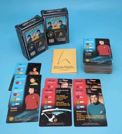 LOT OF 230: Vintage 1996 Fleer/Skybox STAR TREK TOS CCG Trading Card Game Cards - Image 1