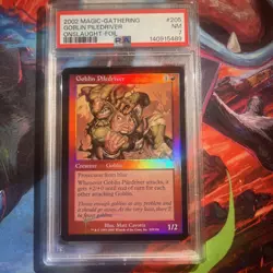 Goblin Piledriver Onslaught Foil Card MTG PSA 7 Near Mint Magic The Gathering - Image 1