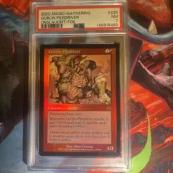Goblin Piledriver Onslaught Foil Card MTG PSA 7 Near Mint Magic The Gathering - Image 3