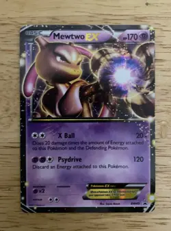 Pokemon TCG Mewtwo EX Black Star Promo BW45 Ultra Holo Promo Card - Image 1