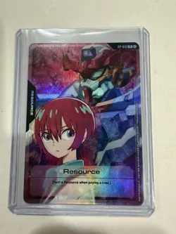 Gundam TCG Resource Card Machu RP-010 FOIL Alt Art English NYCC 2025 Promo - Image 1
