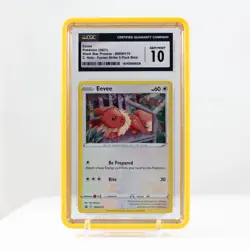 Pokemon EEVEE SWSH175 Cosmos Holo Black Star Promo CGC 10 Gem Mint - POP 1 - Image 1