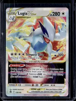 2022 Pokemon SWSH Silver Tempest Lugia VST Holo #139/195 - Image 1