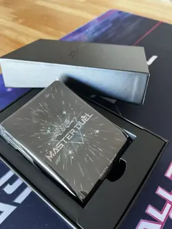 Yugioh Master Duel Official Card Protector 100 Sleeves Black Sealed New Konami - Image 1