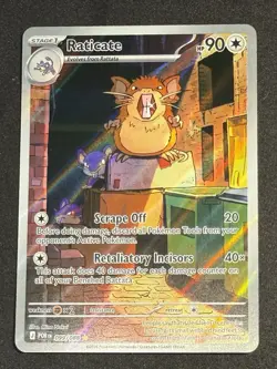 Raticate 99/88 POR EN Illustration Rare ME:03 Perfect Order Pokemon TCG NM - Image 1