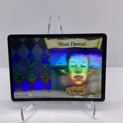 Harry Potter TCG Dean Thomas 1/116 Hologram Holo Trading Card 2001 Wizards - Image 1