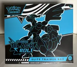 Pokemon Scarlet Violet Black Bolt Elite Trainer Box ETB Sealed NEW - Image 1