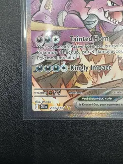 Pokemon Team Rocket's Nidoking EX Special Illustration Rare Holo Sv10 233/182 NM - Image 4
