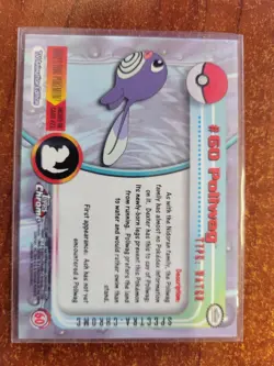 2000 Topps Chrome Pokemon Series 1 #60 Poliwag Spectra - Image 2