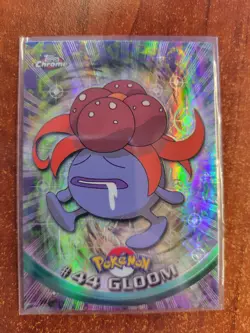 2000 Pokemon Topps Chrome Series 1 #44 Gloom Spectra Card - Image 1