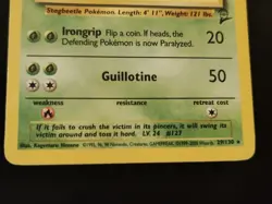 Pinsir 029/130 Base Set 2 Rare Pokemon Card WOTC English 2000 - Image 4