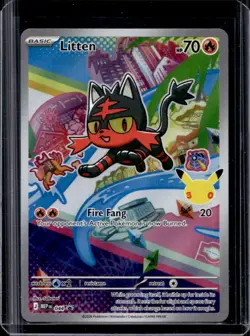 2025 Pokemon MEP Black Star Promos Litten #044 - Image 1
