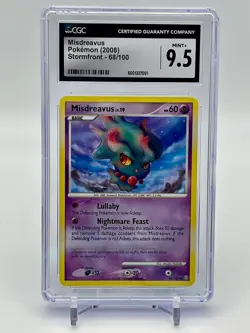 Misdreavus Pokemon (2008) Stormfront - 68/100 CGC 9.5 - Image 1