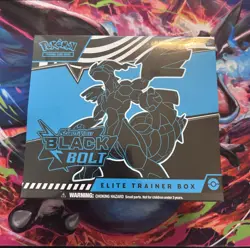 Pokemon TCG Scarlet & Violet Black Bolt Elite Trainer Box ETB New Sealed In Hand - Image 1