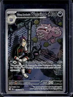 2025 Pokemon Destined Rivals Team Rocket's Weezing #199/182 - Image 1