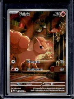 2025 Pokemon Mega Evolution Vulpix Illustration Rare #138/132 - Image 1