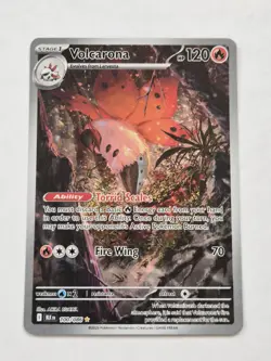 2025 Pokemon Black Bolt Volcarona Illustration Rare #100/086 - Image 1