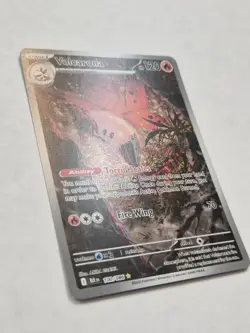 2025 Pokemon Black Bolt Volcarona Illustration Rare #100/086 - Image 2