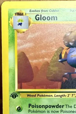 Gloom 37/64 Jungle Set 1st Edition 1999 Vintage Pokemon TCG - Image 2