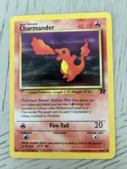 Pokemon TCG Charmander Team Rocket 50 Regular Unlimited Common - Image 1