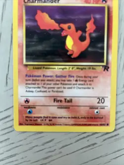 Pokemon TCG Charmander Team Rocket 50 Regular Unlimited Common - Image 3