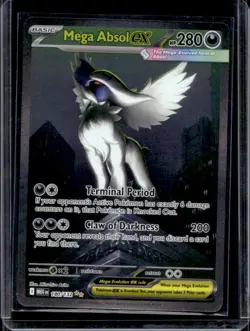 2025 Pokemon Mega Evolution Absol ex Special Illustration Rare #180/132 - Image 1