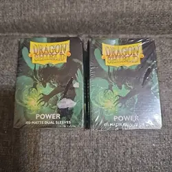 Forest Green 200 Matte Dragon Shield Sleeves Standard Size🐉for Pokemon MTG DBS - Image 1