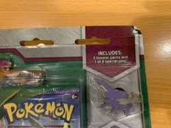 Pokemon TCG - XY Mega Evolution - 3-Booster Blister Pack - Mega Latios Pin - Image 3
