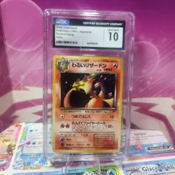 Pokemon Dark Charizard 1997 Japanese Rocket HOLO #6 PSA 10 Gem Mint Card - Image 1