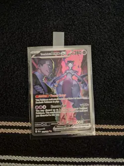 2025 Pokemon Destined Rivals Teamrocket's Mewtwo Ex 231/182 NM - Image 1