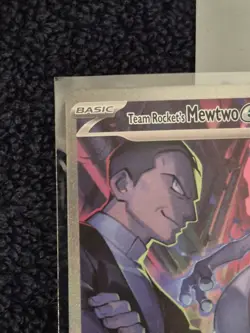 2025 Pokemon Destined Rivals Teamrocket's Mewtwo Ex 231/182 NM - Image 2